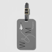 unsere personalisierte Reise Gepäckanhänger (Vorderseite Vertikal)