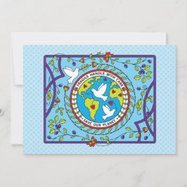 Unsere Planet_Flat Karte 7" x 5" gerettet