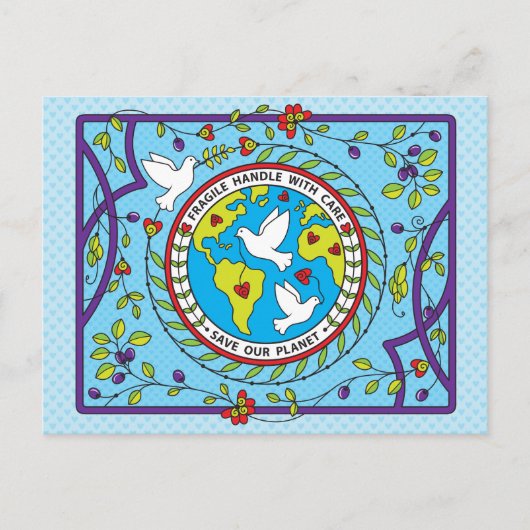 Unsere Planet_ Postkarte gerettet (Vorderseite)