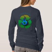 UNSERE PLANET-Serie gerecycelt T-Shirt (Rückseite)