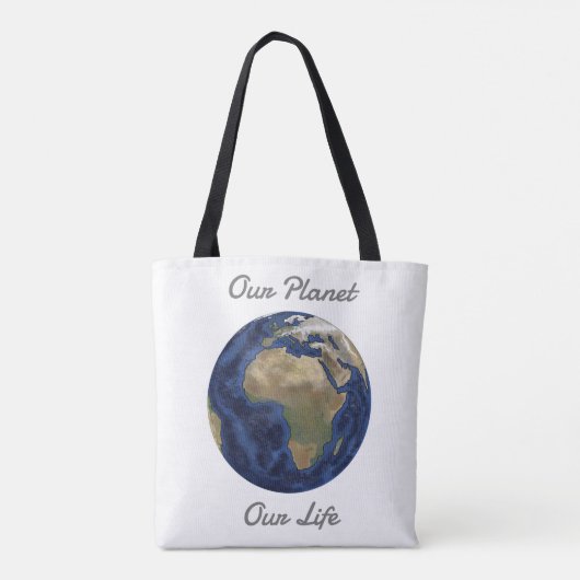 Unsere Planet-Tasche Tasche (Rückseite)