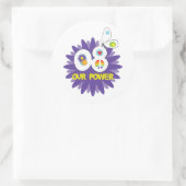 Unsere Power Blume Design Sticker (Tasche)