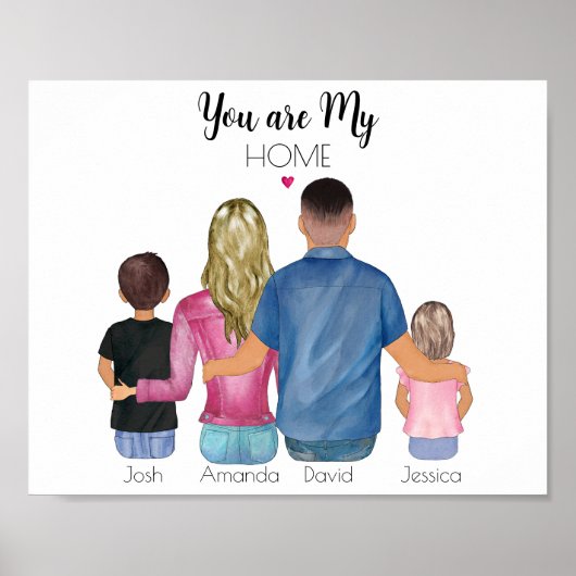 Unsere Produktfamilie Custom Print, Family Poster (Vorne)