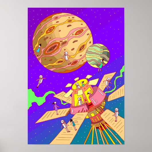 Unsere Raumstation. Poster (Vorne)
