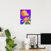 Unsere Raumstation. Poster (Heimbüro)