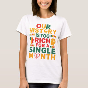 Unsere reiche Geschichte feiert das Jahr des afrik T-Shirt