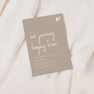 Unsere Reise beginnt hier Engagement Party einlade Einladung