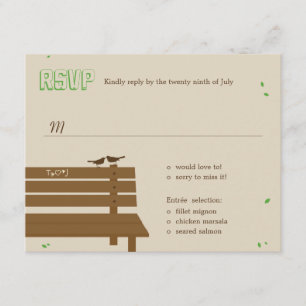 Unsere RSVP/Response-Karten für Hochzeiten auf der RSVP Karte
