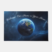 Unsere Saphire-Zuhause im Weltraum Fußmatte (Vorderseite)