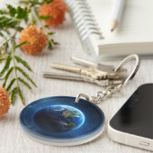 Unsere Saphire-Zuhause im Weltraum Schlüsselanhänger (Vorderseite rechts)