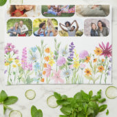 Unsere schöne Hübsche Wildblume 11 Foto Geschirrtuch (Gefaltet)