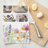 Unsere schöne Hübsche Wildblume 11 Foto Geschirrtuch (Viertel Falte)