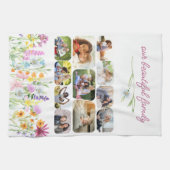 Unsere schöne Hübsche Wildblume 11 Foto Geschirrtuch (Horizontal)