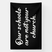 Unsere Schulen sind nicht Ihre Kirche Banner (Vertikal)