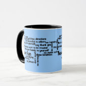 Unsere Schulordnung Tasse (Vorderseite Links)