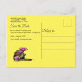 Unsere Sonne ist ein Stern und ein Giver des Leben Ankündigungspostkarte (Rückseite)