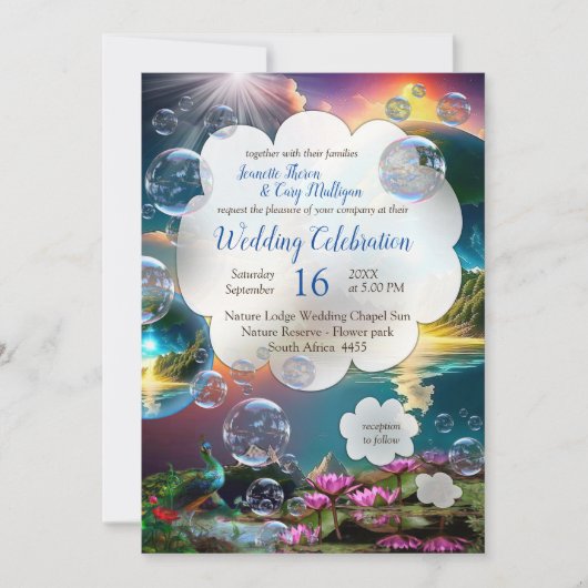 Unsere Sonne ist ein Stern und ein Giver des Leben Einladung (Vorderseite)