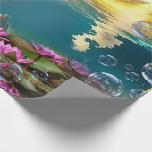 Unsere Sonne ist ein Stern und ein Giver des Leben Geschenkpapier (Ecke)