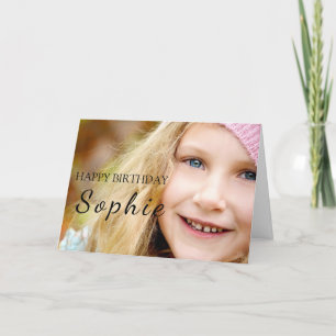 Unsere sonnige Prinzessin wird 5! Niedliche Geburt Dankeskarte