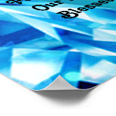 Unsere Soule sind Diamanten Poster (Ecke)