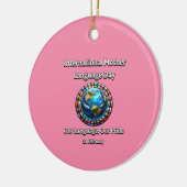 Unsere Sprache, unser Stolz. Muttersprachlicher Ta Keramik Ornament (Links)