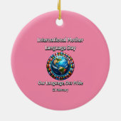 Unsere Sprache, unser Stolz. Muttersprachlicher Ta Keramik Ornament (Hinten)