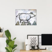 Unsere Stoig Pig Poster Wall Art (Heimbüro)