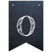 Unsere Story fängt die Chalkboard-Hochzeit an Wimpelkette (Erste Fahne)