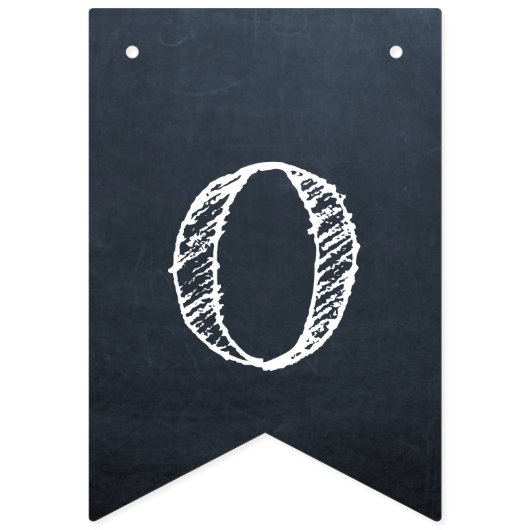 Unsere Story fängt die Chalkboard-Hochzeit an Wimpelkette (Erste Fahne)