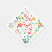 Unsere Süsse ist... Kindergeburtstag-Party mit Blu Serviette (Ecke)