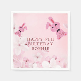 Unsere süße, sonnige Prinzessin wird 5! Birthday N Serviette