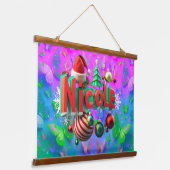 Unsere Tapisserie mit Holzdecke ist in lebhaften F Wandteppich Mit Holzrahmen (Gewinkelt)