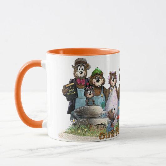 Unsere Tasse "Family Rocks Country Bear" (Links)