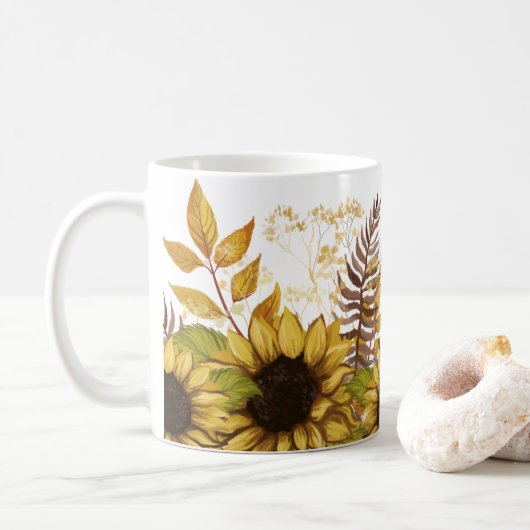 Unsere Tasse für Naturliebhaber im Herbst (Mit Donut)