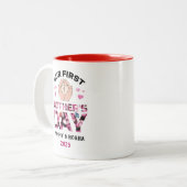 Unsere Tasse zum Ersten Muttertag, Tasse mit Perso (Vorderseite Links)