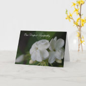 Unsere tiefste Sympathiekarte Karte (Gelbe Blume)