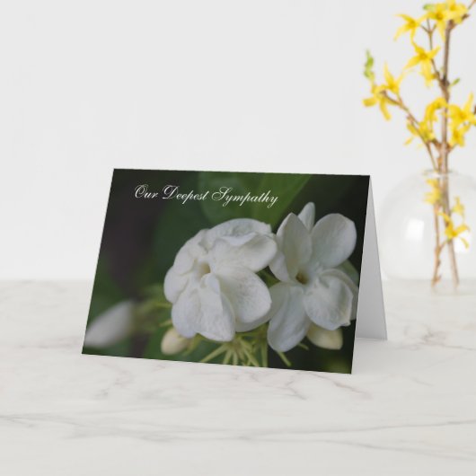 Unsere tiefste Sympathiekarte Karte (Gelbe Blume)