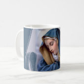 Unsere traurige Mutter-Jungfrau Mary Kaffeetasse (Vorderseite Links)