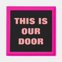 Unsere Tür Generic Stateroom Door Marker Pink