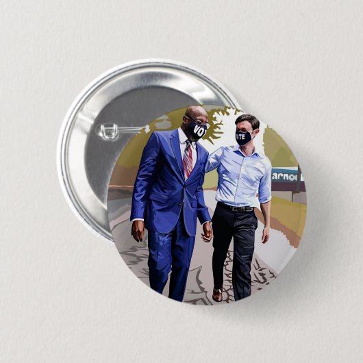 Unsere Typ in Georgien Button (Vorne & Hinten)