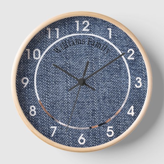 Unsere Uhrenhalterung rund um den natürlichen Holz Uhr (Vorderseite)