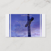 Unsere Vater-Visitenkarten Visitenkarte (Rückseite)