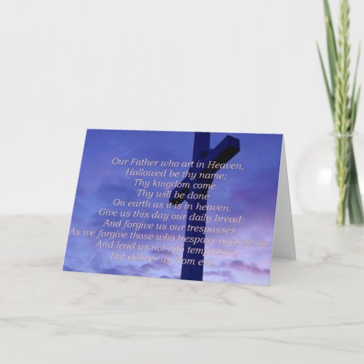 Unsere Vatergrusskarte Karte (Vorderseite)