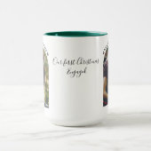 Unsere Verlobten Fotos zu Weihnachten Tasse (Zentrum)