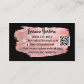 Unsere Visitenkarte (Rückseite)