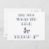 Unsere Vorstellungen Postkarte (Vorne/Hinten)