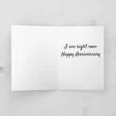 **UNSERE WEDD ANNIVERSARY** ICH LIEBE SIE! KARTE (Innenseite)