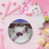 UNSERE WEDDING DAY Paper Plate Pappteller (Party)