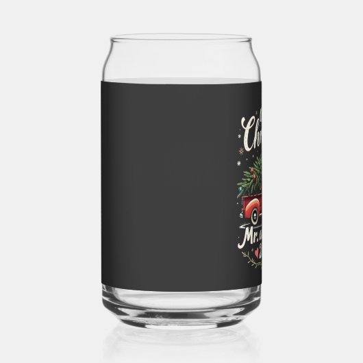 Unsere Weihnachten als Mr. und Mrs. 2024 Matching  Dosenglas (Rechts)