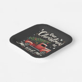 Unsere Weihnachten als Mr. und Mrs. 2024 Matching Pappteller (Gewinkelt)